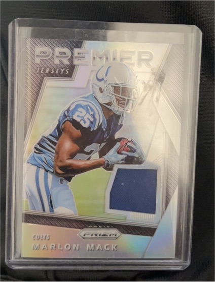 2017 Panini Prizm Premier Jerseys Marlon Mack — front