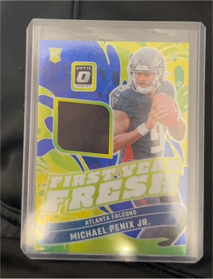 2024 Panini Donruss Optic First Year Fresh #FYF-MPJ Michael Penix Jr. — front