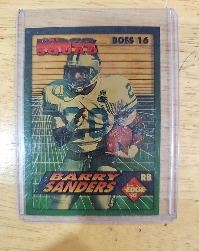 1994 Collector's Edge The Boss Squad #BOSS 16 Barry Sanders — front