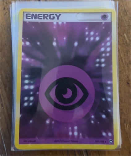 2007 Pokémon EX Power Keepers #107 Psychic Energy — front