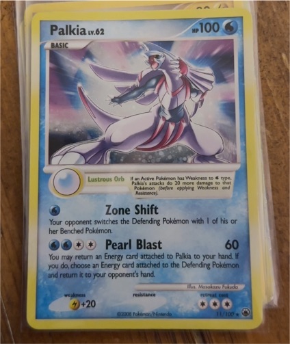2008 Pokémon Diamond & Pearl Majestic Dawn #11 Palkia — front