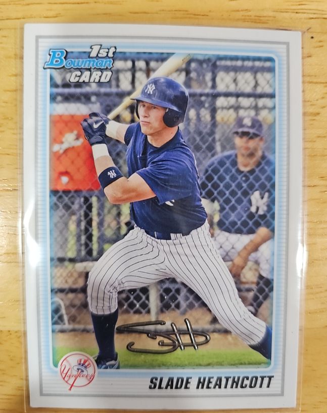 2010 Bowman #BP95 Slade Heathcott — front