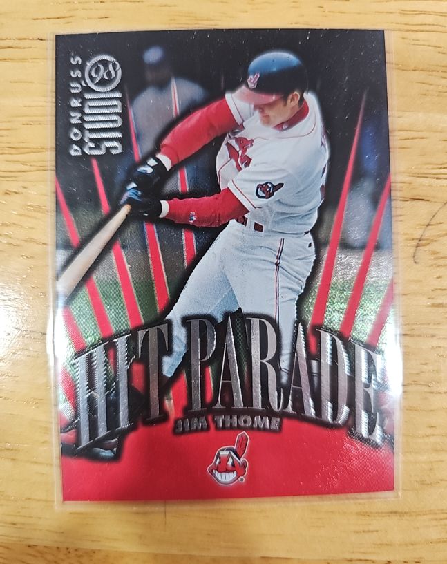 1998 Donruss Studio #12 Jim Thome Hit Parade — front
