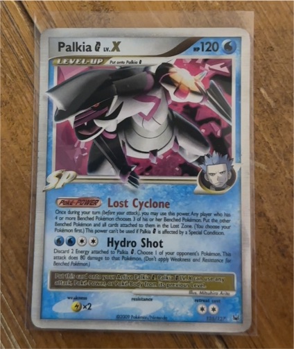 2009 Pokémon Platinum #125 Palkia G LV.X — front