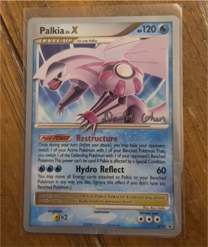 2008 Pokémon DP18 Palkia LV.X — front