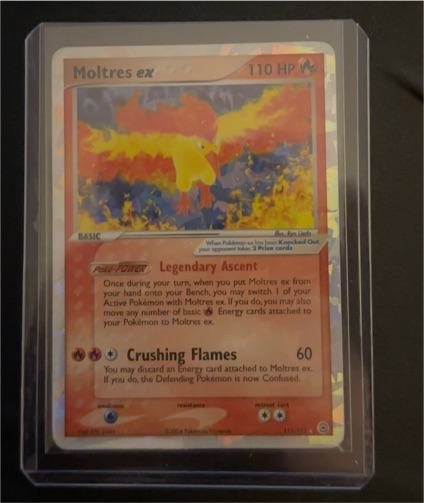 2004 Pokemon EX Fire Red & Leaf Green #115 Moltres ex — front