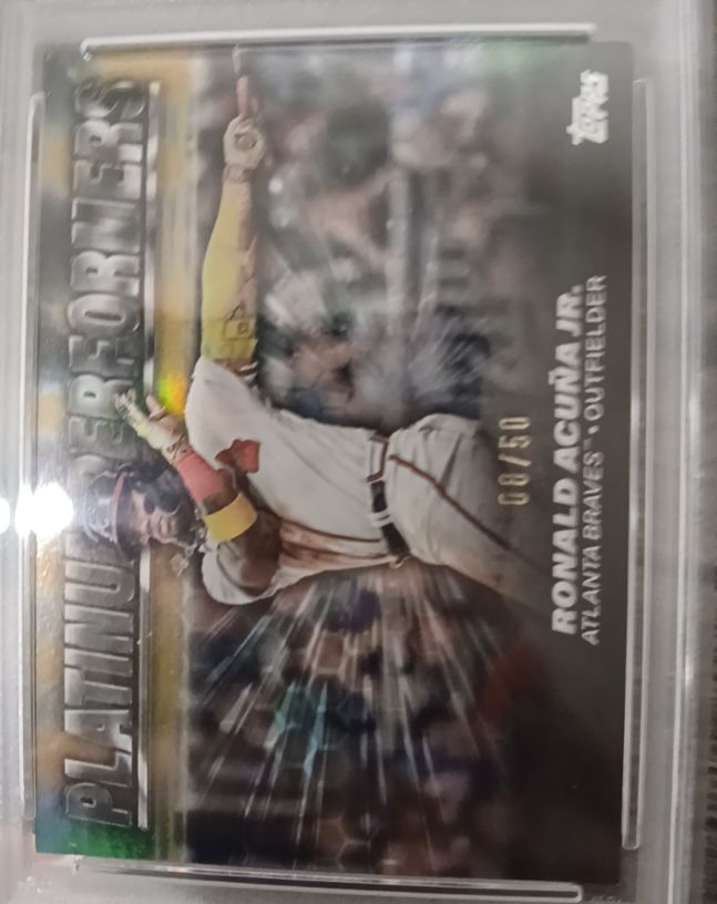 2024 Topps Series 2 Platinum Performers #PP-4 Ronald Acuña Jr. — front