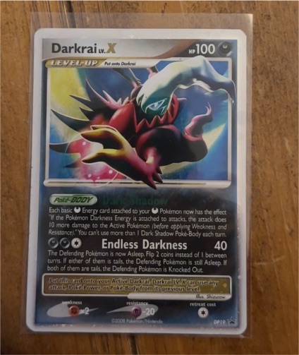 2008 Pokémon DP19 Darkrai LV.X — front