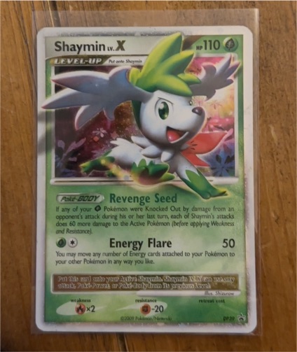2009 Pokémon Diamond and Pearl Promo #DP39 Shaymin LV.X — front