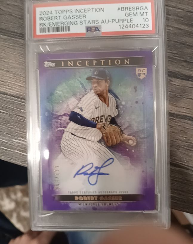 2024 Topps Inception #BRES-RG Robert Gasser — front