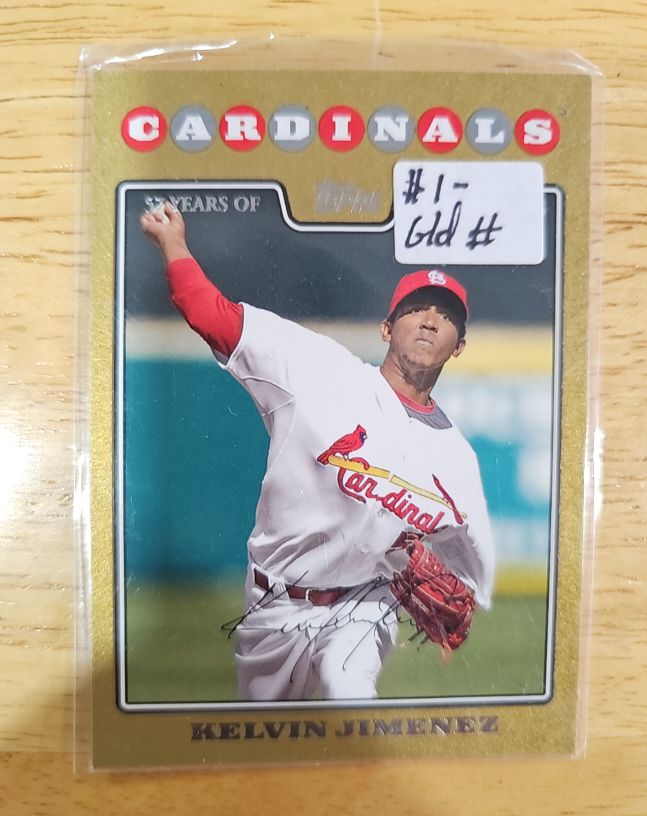 2008 Topps #1 Kelvin Jimenez — front