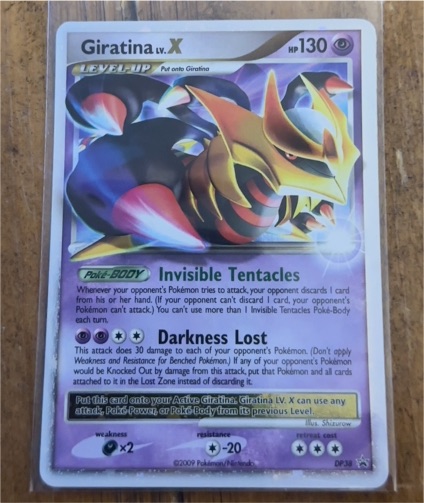 2009 Pokémon DP38 Giratina Lv.X — front