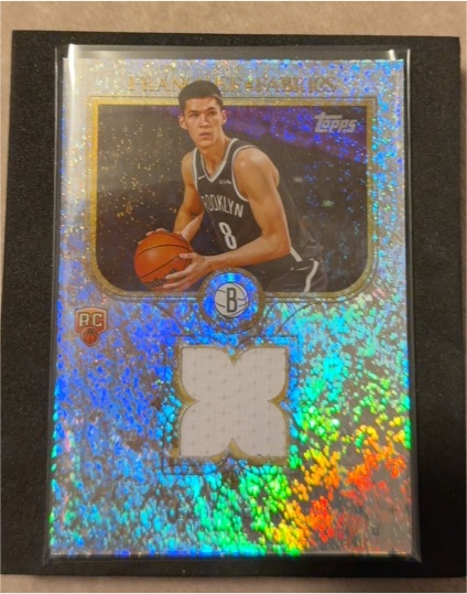 2025-26 Topps Franchise Fabrics #FF-ED Egor Demin — front
