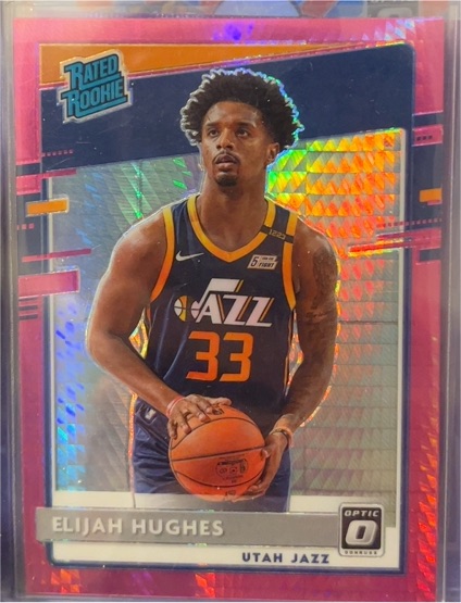 2020-21 Donruss Optic #192 Elijah Hughes — front