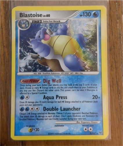 2009 Pokémon Platinum #2 Blastoise — front