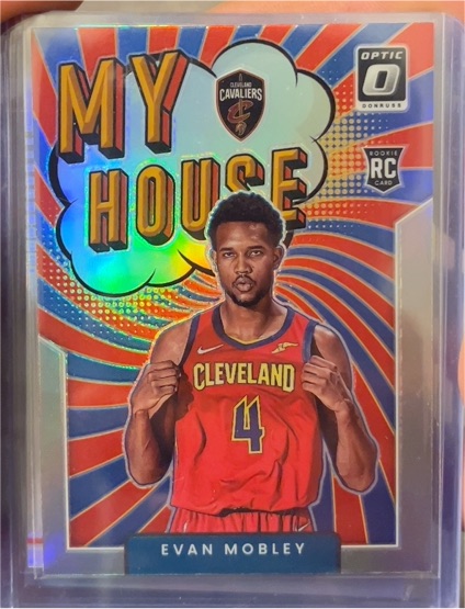 2021-22 Donruss Optic #18 Evan Mobley My House — front