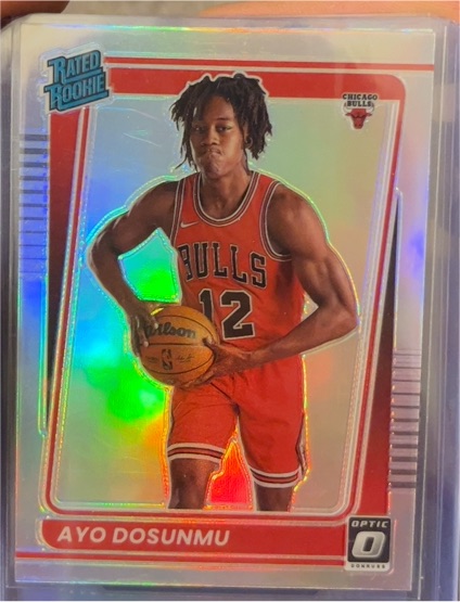 2021-22 Donruss Optic #171 Ayo Dosunmu — front