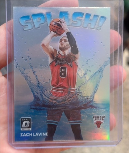 2022-23 Panini Donruss Optic Splash! #14 Zach LaVine Chicago Bulls — front