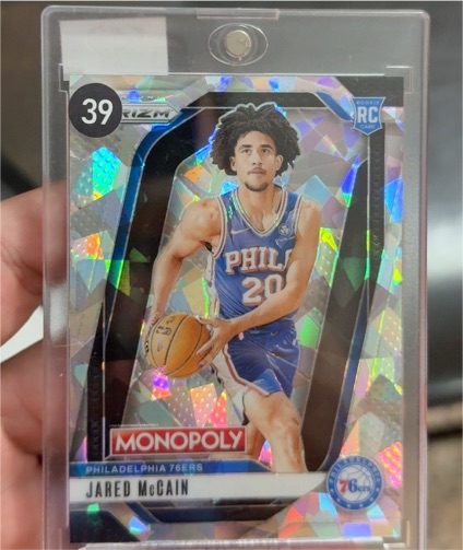 2024-25 Panini Prizm Monopoly #3 Jared McCain — front