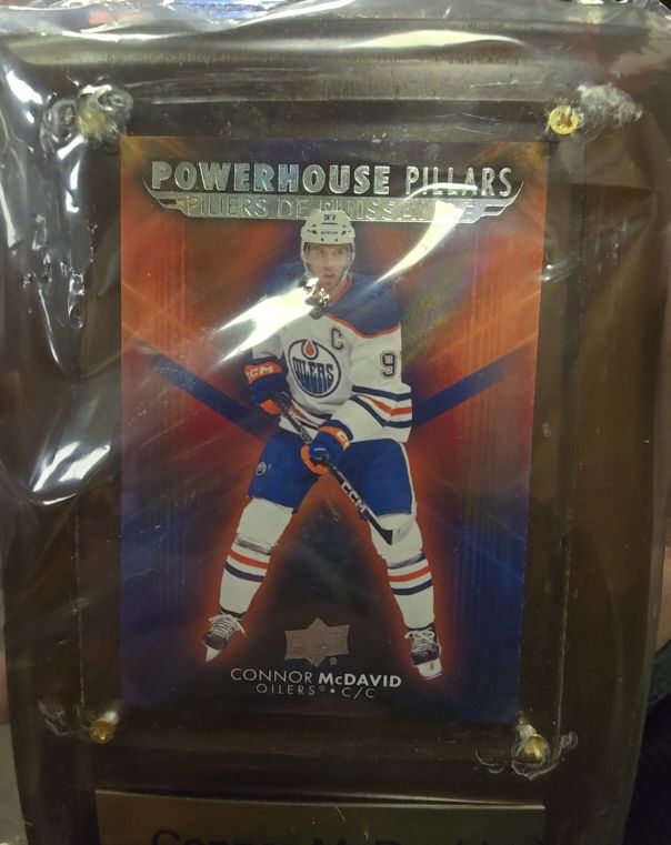 2025 Upper Deck Tim Hortons #CP-1 Connor McDavid Powerhouse Pillars — front