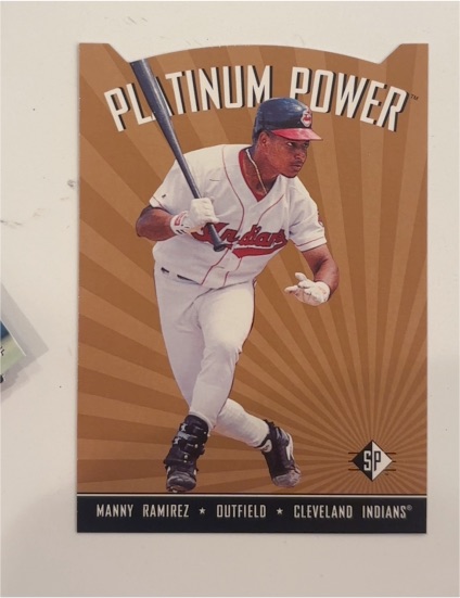 1995 Upper Deck SP Platinum Power #PP15 Manny Ramirez — front