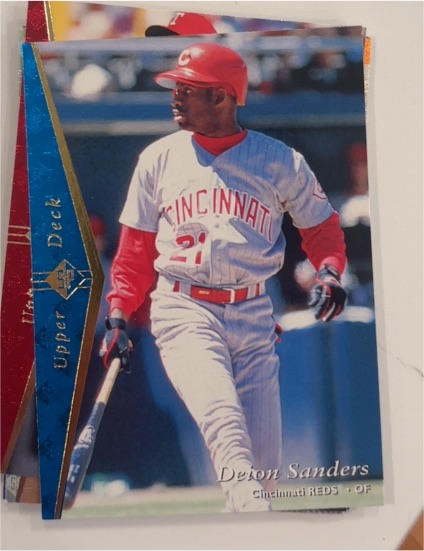 1995 Upper Deck SP #43 Deion Sanders Cincinnati Reds — front