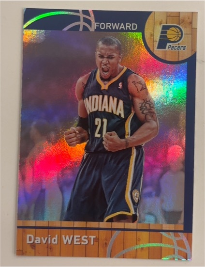 2013-14 Panini Hoops #121 David West — front