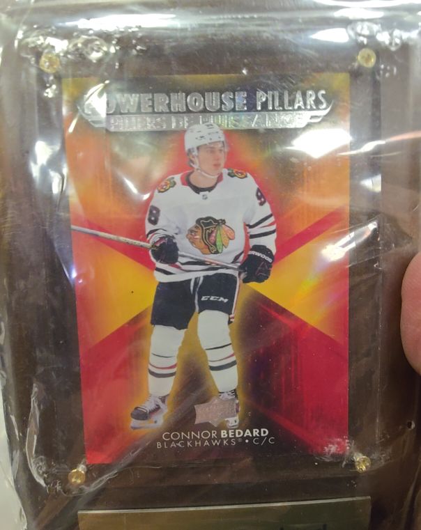 2025-26 UD Tim Hortons Powerhouse Pillars #CP-6 Connor Bedard — front