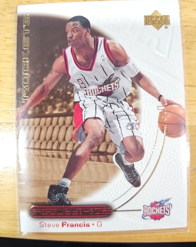 2000-01 Upper Deck Ovation #19 Steve Francis — front