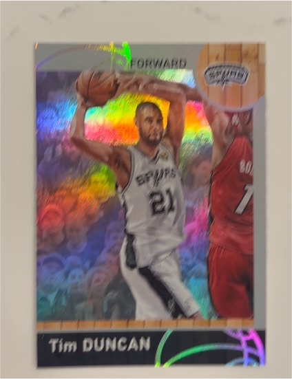2013-14 NBA Hoops #70 Tim Duncan — front