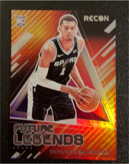 2023-24 Panini Recon #14 Victor Wembanyama Future Legends Rookie Card — front