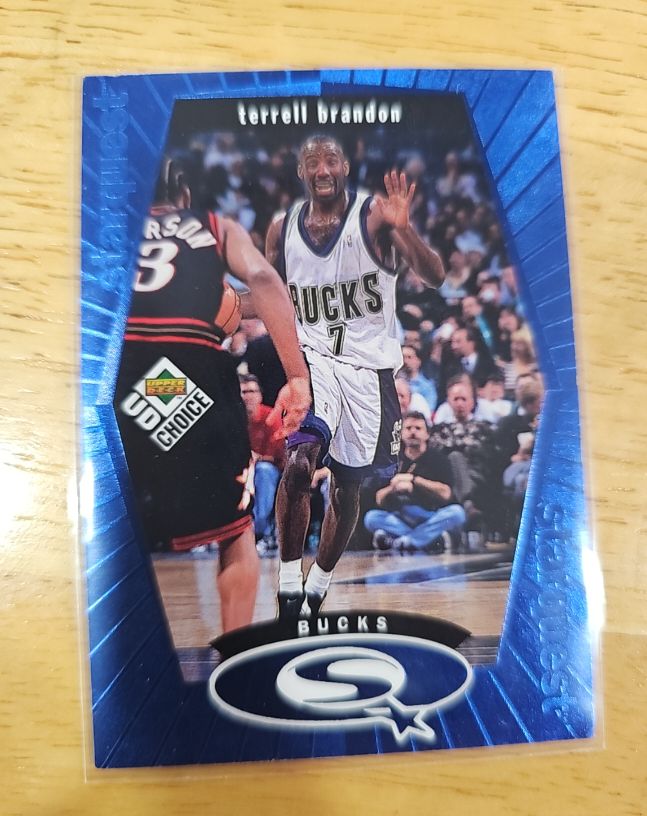 1998-99 Upper Deck UD Choice StarQuest #SQ7 Terrell Brandon — front