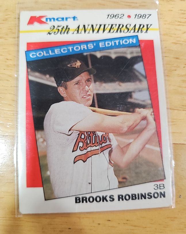 1987 Topps Kmart 25th Anniversary #9 Brooks Robinson — front