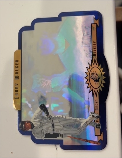 1996 Upper Deck SPx Larry Walker — front