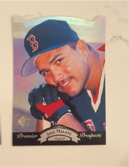 1995 Upper Deck SP Premier Prospects Die-Cut #13 Jose Malave — front