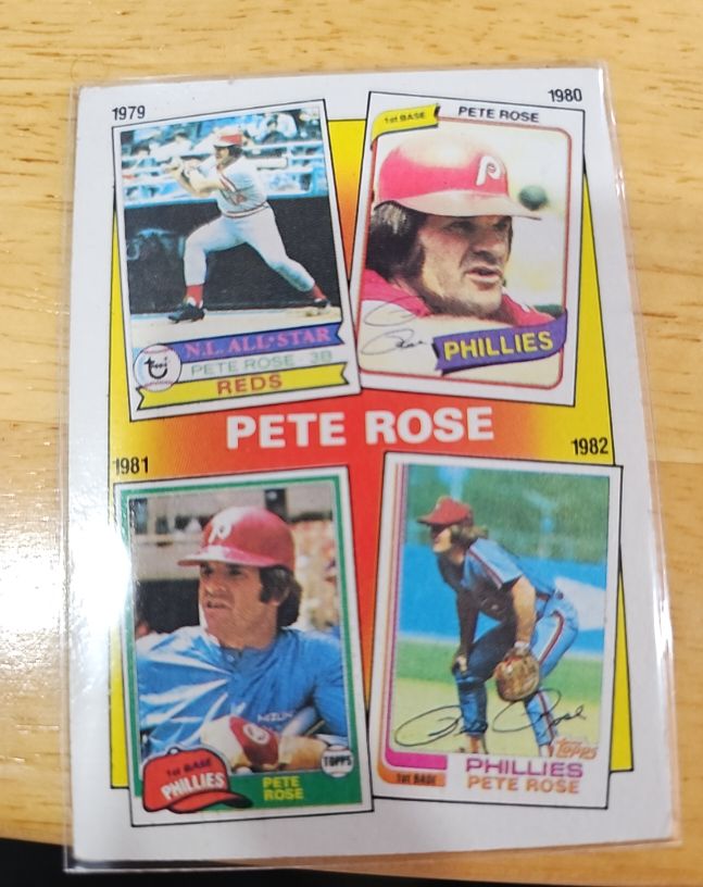 1986 Topps #6 The Pete Rose Years: 1979-1982 — front