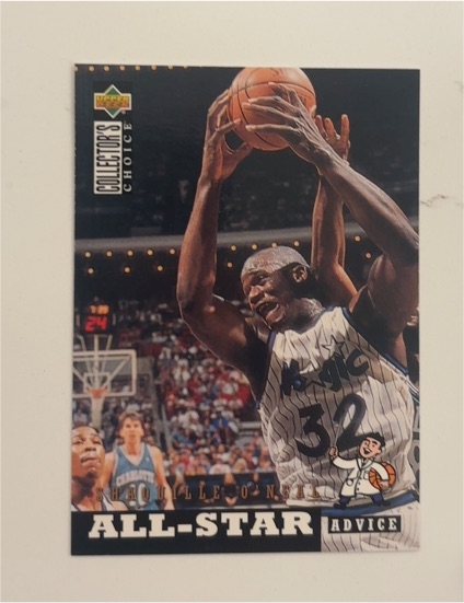 1994 Upper Deck Collector's Choice #197 Shaquille O'Neal All-Star Advice — front