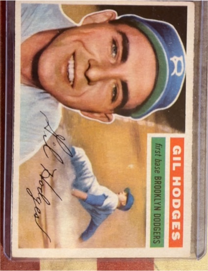 1956 Topps #145 Gil Hodges — front