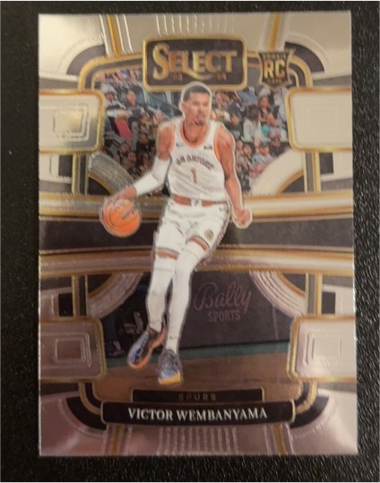 2023-24 Panini Select #87 Victor Wembanyama Concourse Rookie Card — front