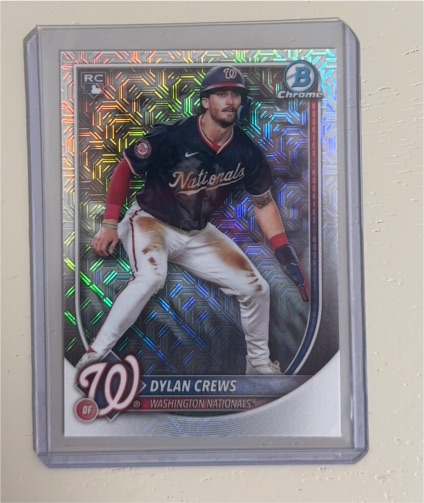 2025 Bowman Chrome #3 Dylan Crews — front