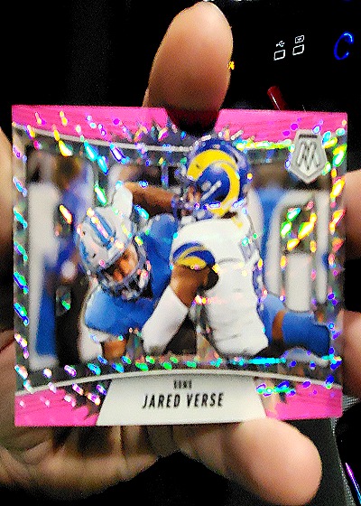 2025 Panini Mosaic Bang! #BANG! Jared Verse — front
