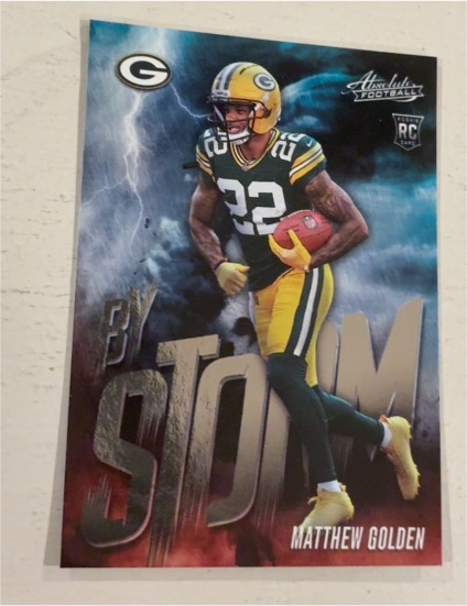 2025 Panini Absolute #11 Matthew Golden By Storm — front