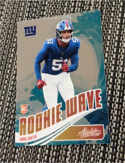 2025 Panini Absolute #RW-ACR Abdul Carter Rookie Wave — front