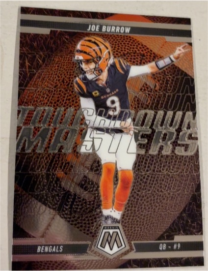 2025 Panini Mosaic #3 Joe Burrow Touchdown Masters — front