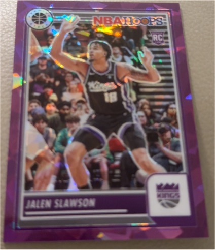 2023-24 Panini NBA Hoops Premium Stock #58 Jalen Slawson — front