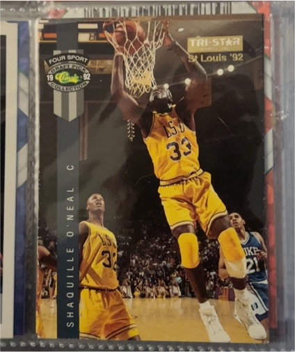 1992 Classic Four Sport #PR1 Shaquille O'Neal — front