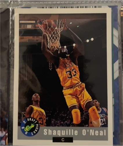 1992 Classic Draft Picks #1 Shaquille O'Neal — front