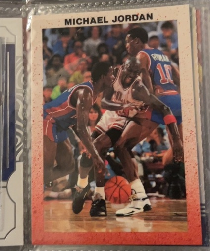 1986 Fleer #57 Michael Jordan — front