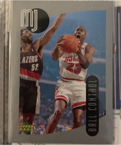 1998 Upper Deck MJ Sticker #83 Michael Jordan — front