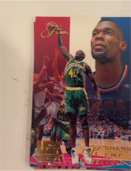 1994 Shawn Kemp Flair USA Basketball Golden Moment #43 — front